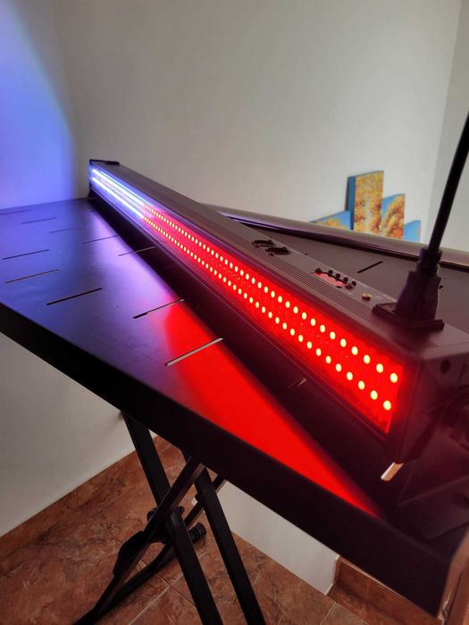 Bara led 100 cm lumini dj formatie evenimente disco club strobo beam