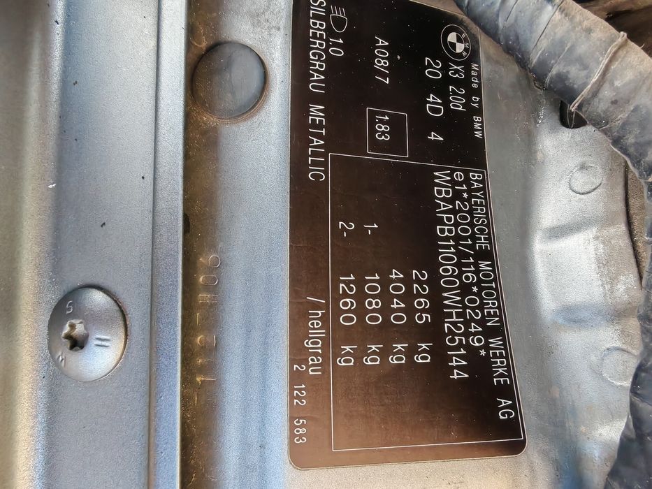BMW X3 E83 2.0d 150CP - 2006 - Pachet M Interior - 4x4  Stare foarte bună