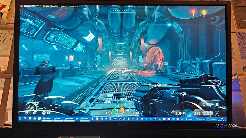 Monitor Acer 69cm (-_^) 2K 144Hz IPS, ideal gaming, stare impecabila