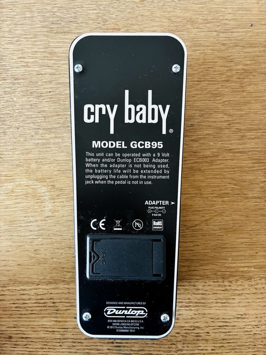 Dunlop Cry Baby Wah GCB95
