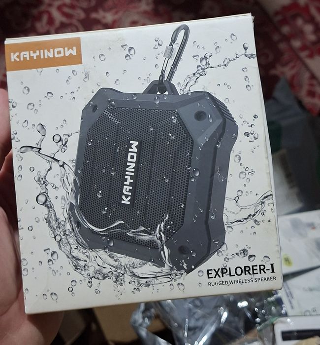 Чисто нова водоустойчива Bluetooth колонка KAYINOW Explorer-I (IPX7) – 20€