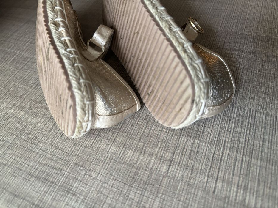 Mayoral Espadrile copii, auriu, material textil, 25 EU