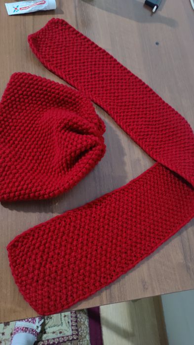 Шапка,шарф. Ручная работа.