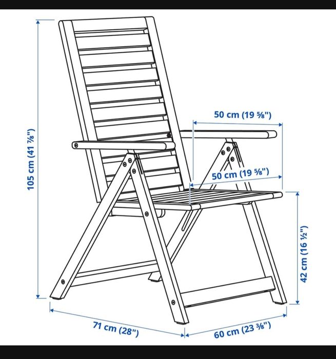 Set mobilier terasa masa extensibila