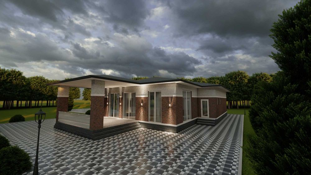 3Д визуализация Экстерьер дизайн