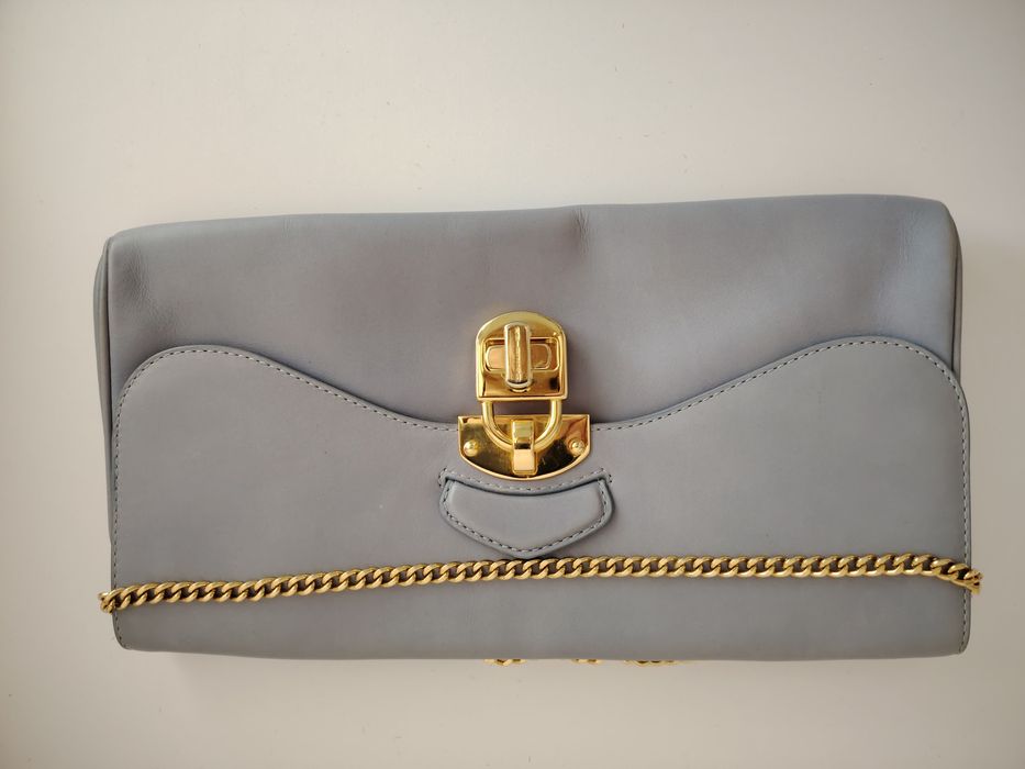 Moschino чанта от естествена кожа