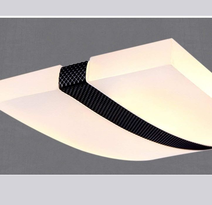 Дизайнерска лампа LED вълна 98 см висяща лампа с дистанционно