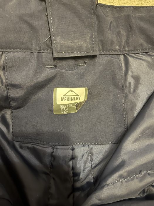 Pantaloni ski negri 12 ani, cadou bluza termica