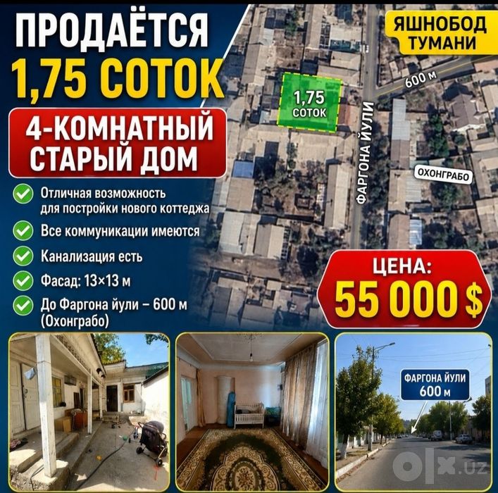 Прадажа дом 1,75 сотк
