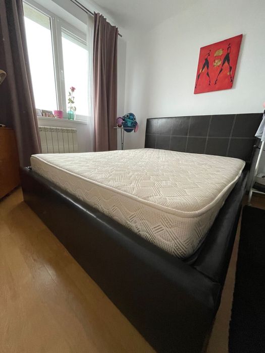 Pat complet + saltea 217 x 176