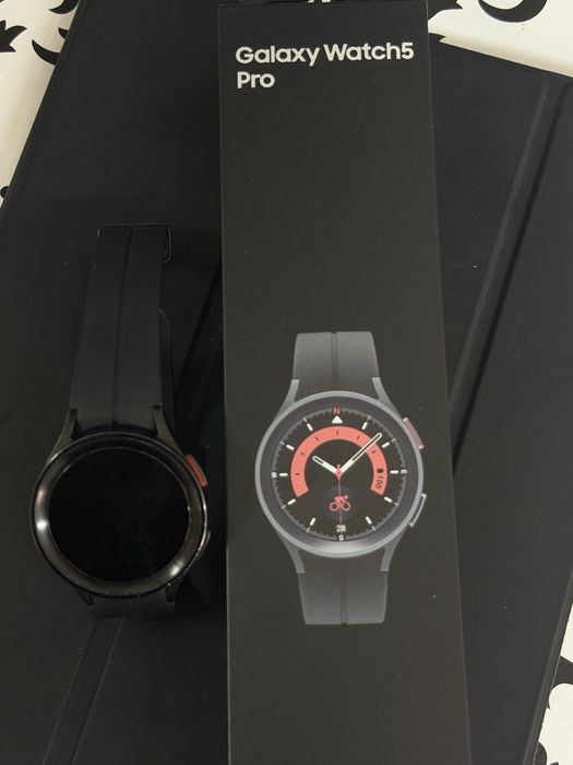 Samsung Galaxy Watch5 Pro, 45mm, BT, Black Titanium