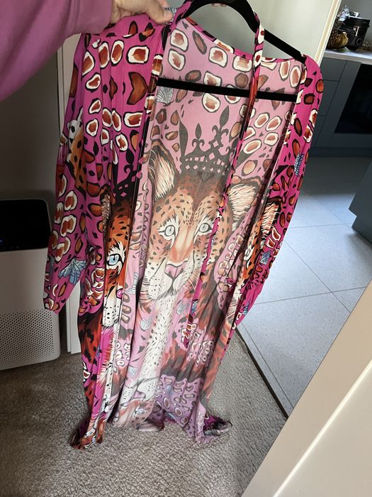 Плажно парео с тигър