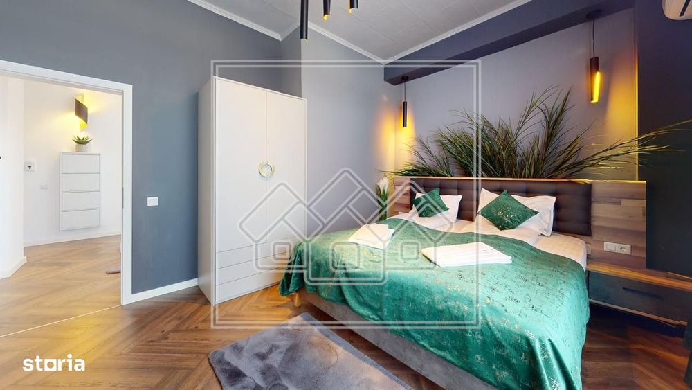 Penthouse de vanzare, terasa de 120 mp, mobilat si utilat confort lux