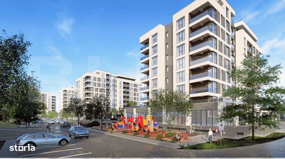 Apartament 2  camere, 48 mp, bloc nou, zona Fabrica de Sticla