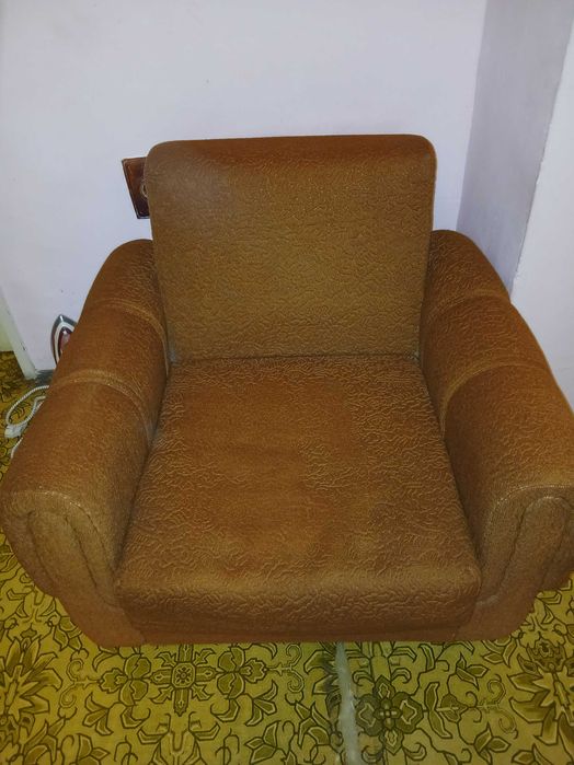 Супер Изгодно Комплект Голям Диван + 2 Фотьойла В Добро Състояние.!!