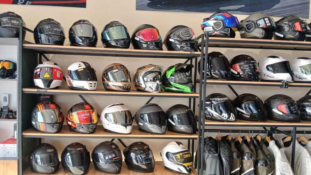 Shlem, Kurtka, Perchatka, Motobot