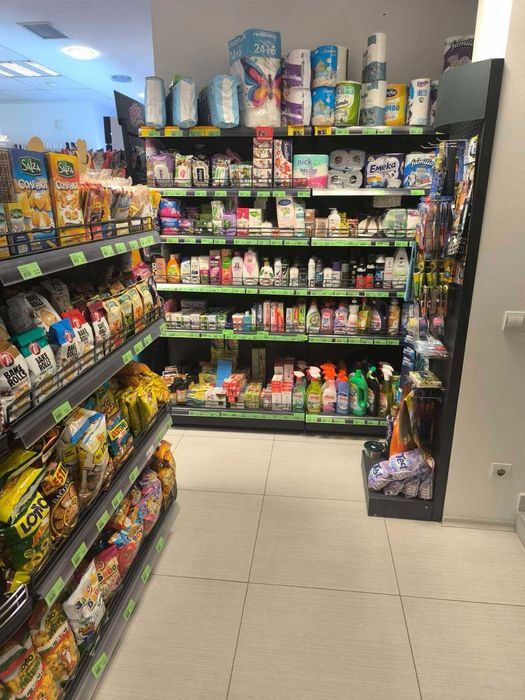 Стелажи за магазин/Търговско оборудване/Рафтове/Кошници/Колички/Каси