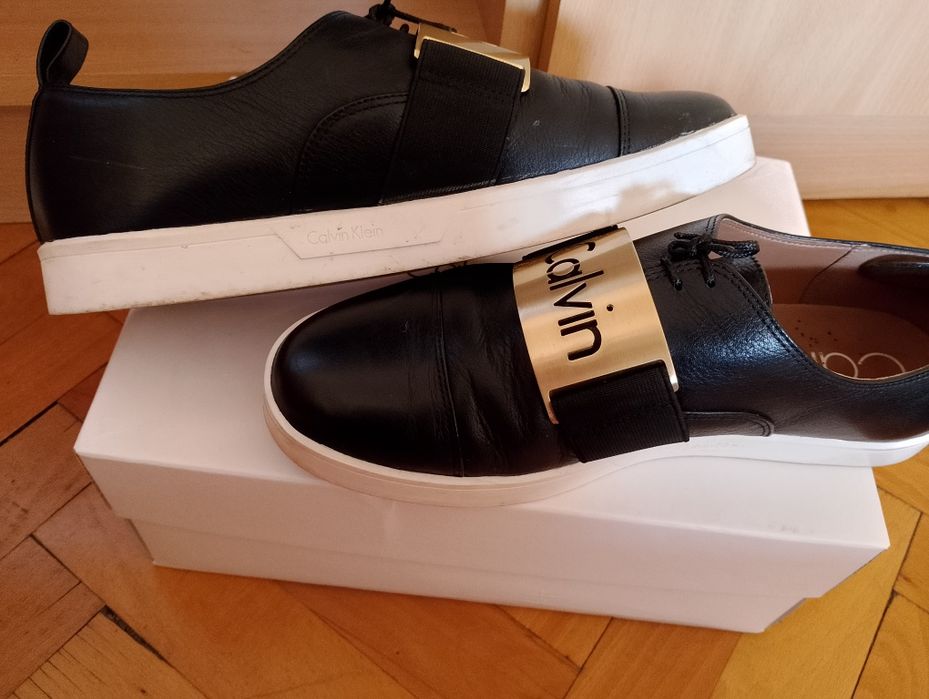 Естествена кожа, дамски обувки Calvin Klein