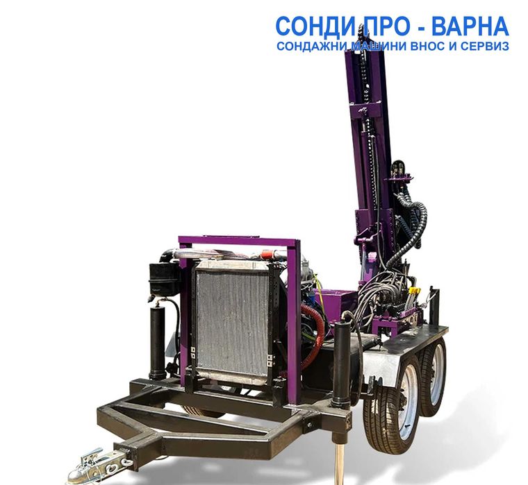 Ново Сондажно ремарке Car-250EC2Х2 до 250 метра с EC сертификат