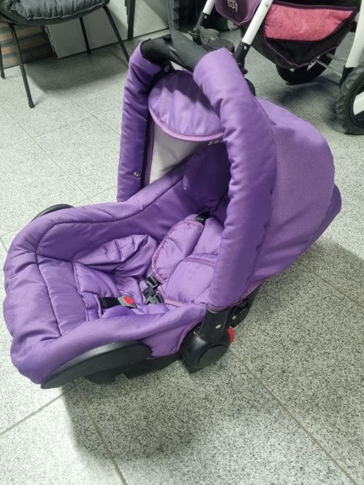 Carut bebe 3 in 1 Fenix Mov Roz