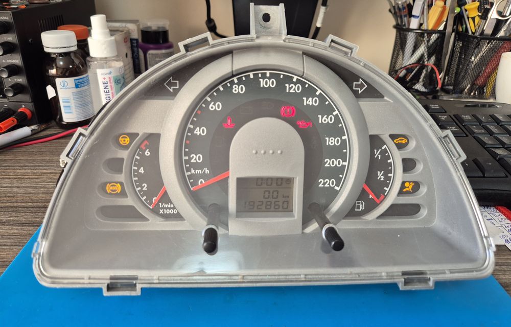 Ремонт на километраж пиксели vw Fox и vw Gol pixel repair