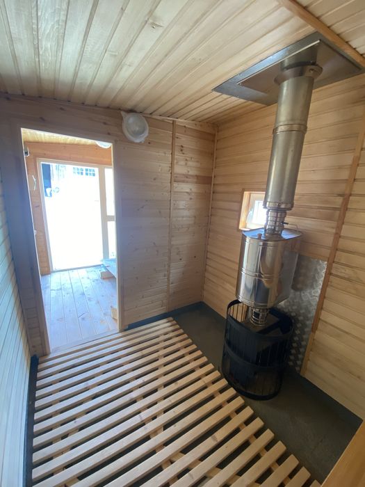 Баня модульная готовая 5,0*2,0м.