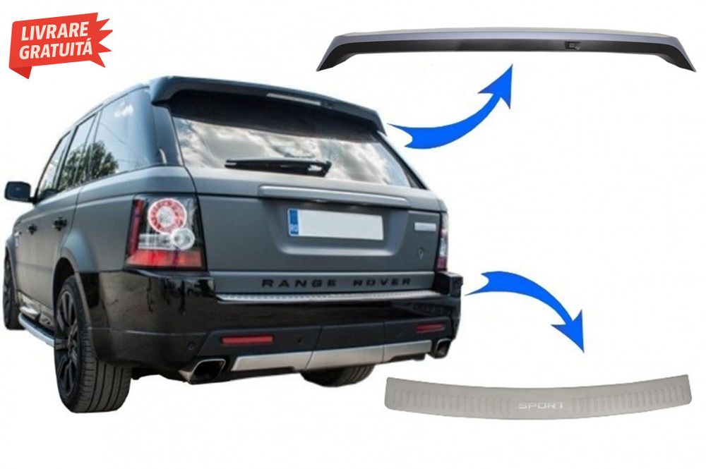 Eleron Luneta cu Protectie Bara Spate Range Rover Sport Facelift L320