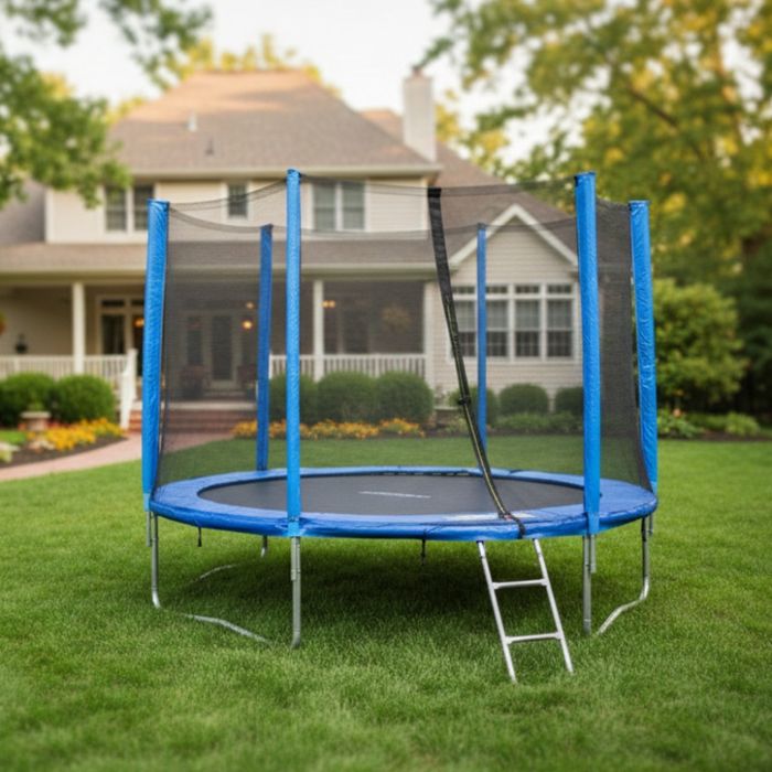 Батут с външна мрежа Jump 10ft - безопасно забавление и тренировка