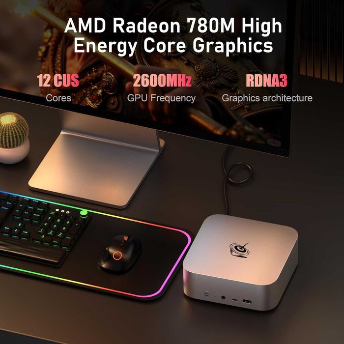 Mini PC Мини Пк Beelink SER9 AMD Ryzen 7 H255 32G DDR5 6400 / 1TB SSD