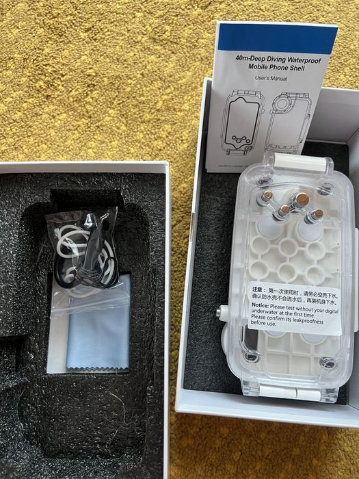 Husa Carcasa subacvatica waterproof 40m compatibila iPhone