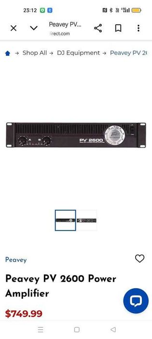 Electrovoice Q44 si Q1212 Peavey Pv 2600