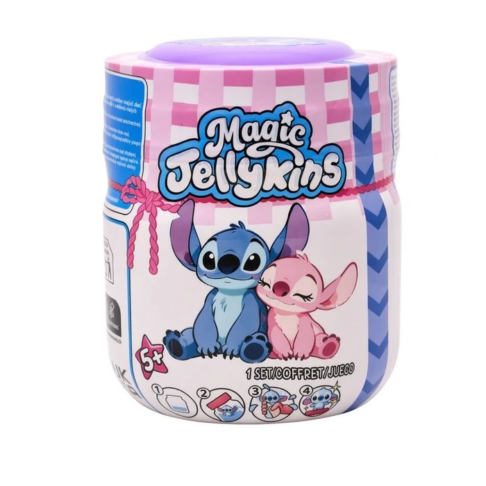 Magic Jellykins Стич, Спайдърмен, Avengers, плодчета – детска изненадваща играчка в бурканче