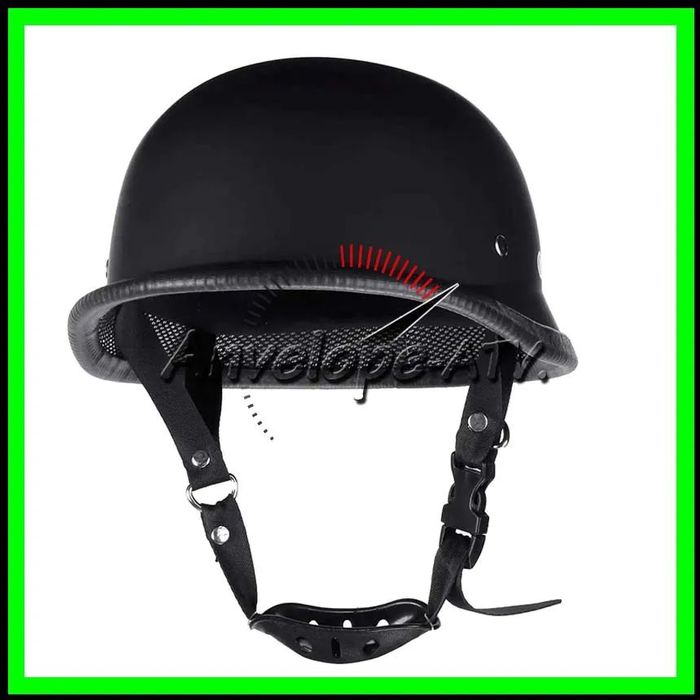Casca moto Chopper Nazy WW2 Nazist German - Negru Mat - M, L, XL