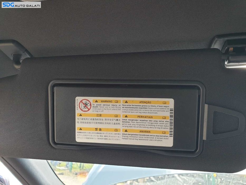 Parasolar Negru Stanga Sofer Mercedes Clasa E Class W212 2009 - 2016 [C4959]