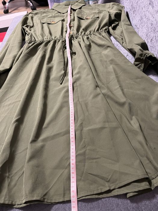 Rochie verde militar