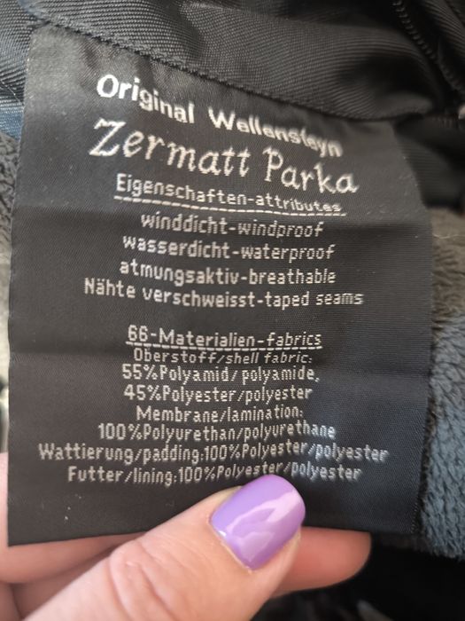 Parka dama iarna Wellensteyn Zermatt original,bleumarin -XS (36)