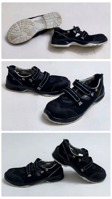 Sandale de protecție STEITZ SECURA VD 2000 SRC ESD S1 negru - gri, Germania, Nr. 44 EU