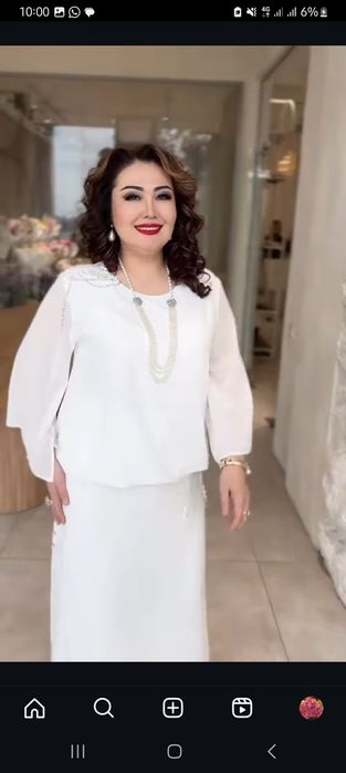 Ақ двойка 1 рет тойға киілген