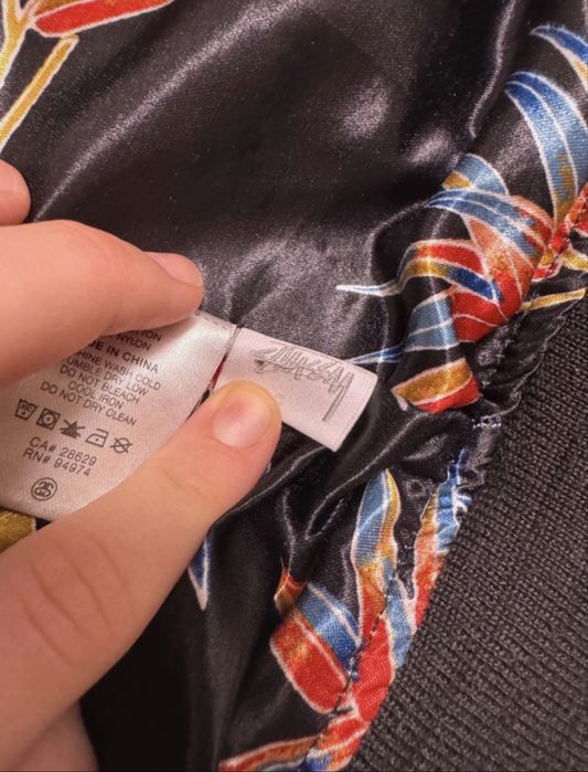 jacheta stussy bomber