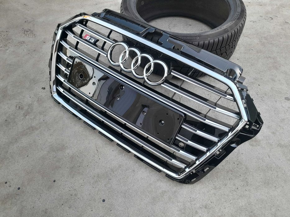 Grila bara fata audi A3 S3 8V fabricatie 2015 _2018