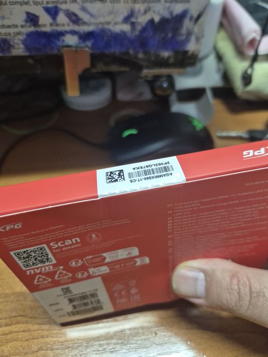 SSD Xpg gammix S60 1tb nvme m2 Sigilat