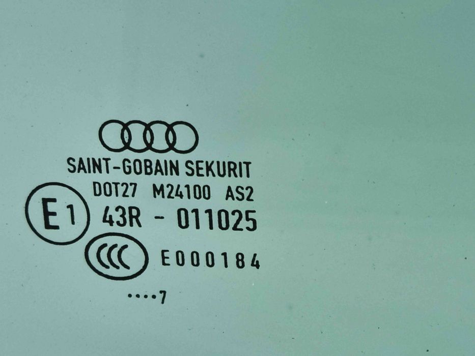Geam usa stanga spate Audi A4 (8W2, B9) [Fabr 2015-2023] OEM