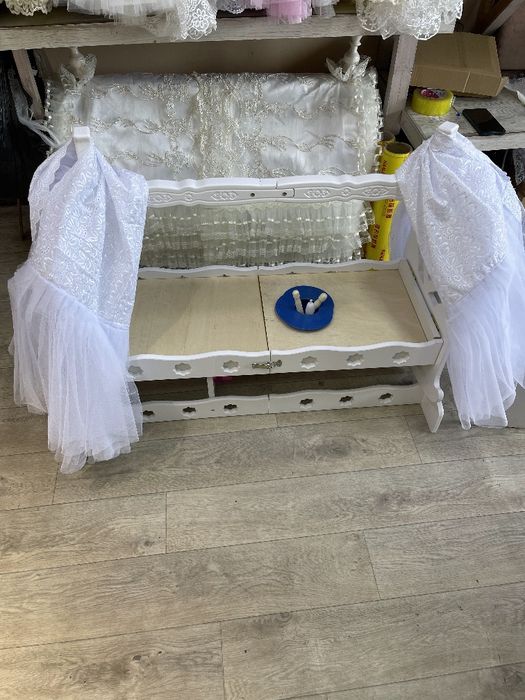 Smart Beshik, o'zi tebranadigan, MDF, Bluetoothli