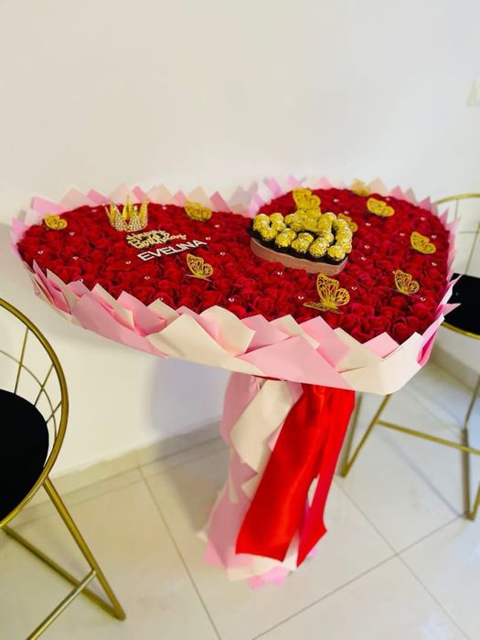 Buchete din trandafiri de sapun pe comanda