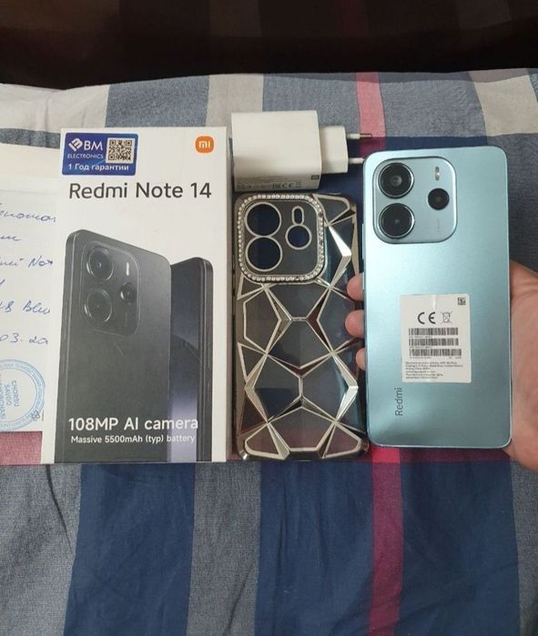 Xiaomi Redmi Note 14 16/128GB Green Igravoy Karobka Holati Yaxshi Zor