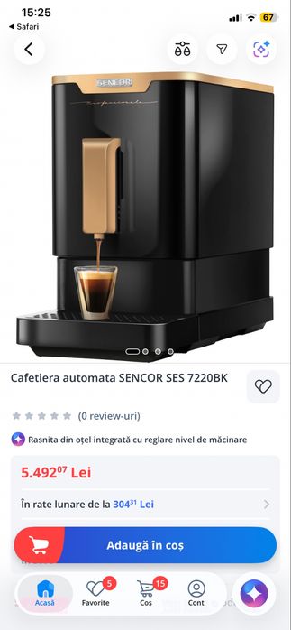 Aparat cafea Sencor SES7220