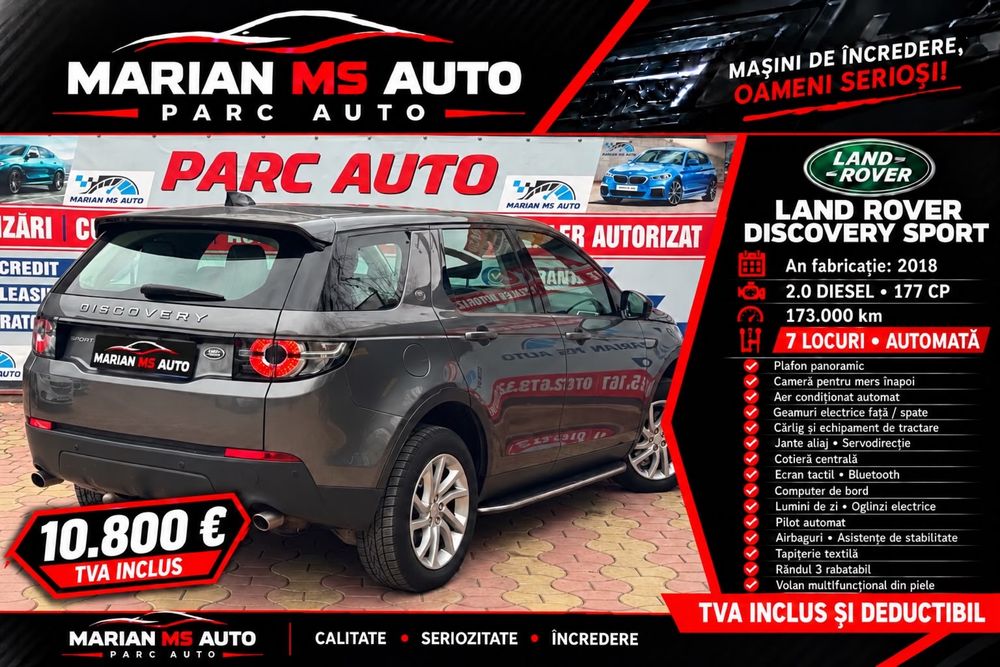 Land Rover Discovery Sport  2.0 diesel 177cp garantie 12 luni