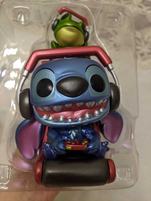 Funko Стич геймер и друг лягушка коллекционный
