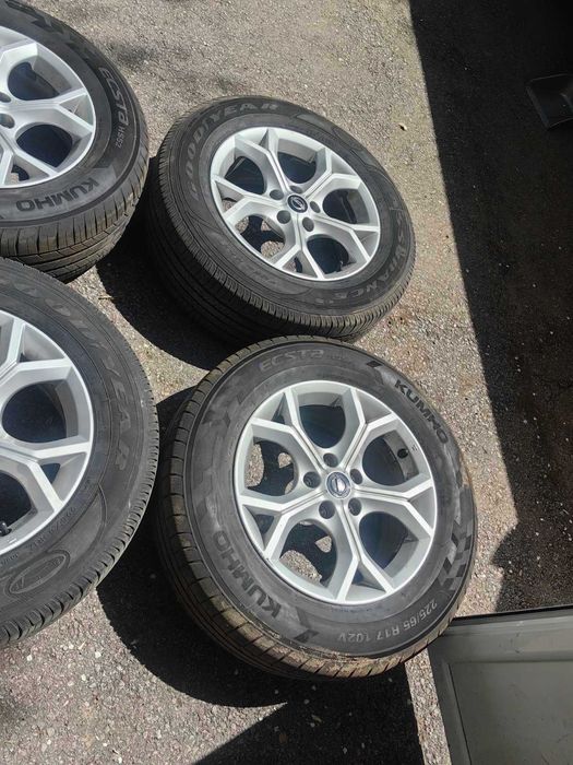 4бр Оригинални 17” джанти Nissan + гуми 225/65/R17 5x114.3