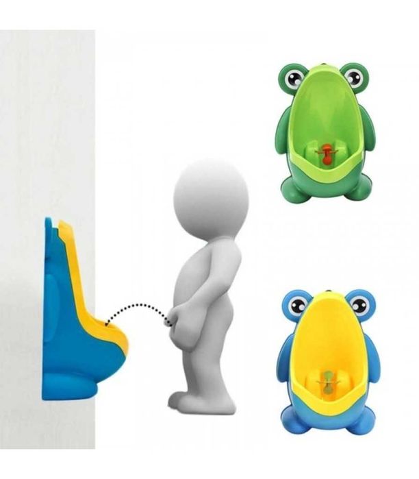 Писоар за деца под формата на жабка